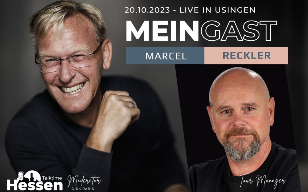Marcel Reckler… Tour-Manager, starke Schulter und Organisator der Stars, live in Usingen