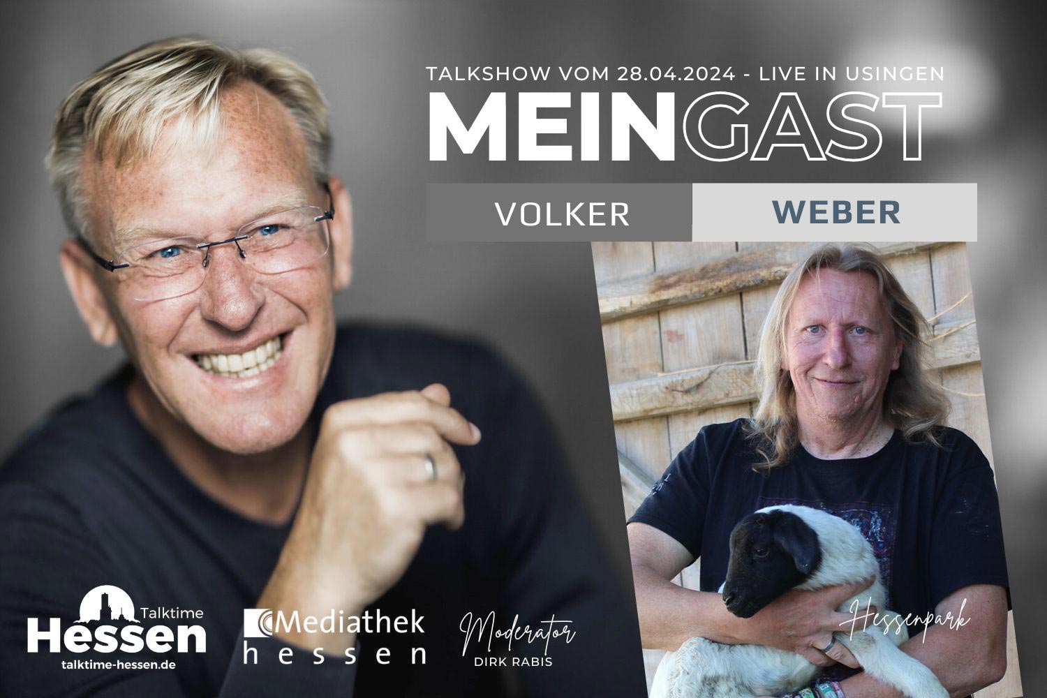 Volker Weber zu Gast bei Talktime Hessen Moderator Dirk-Rabis